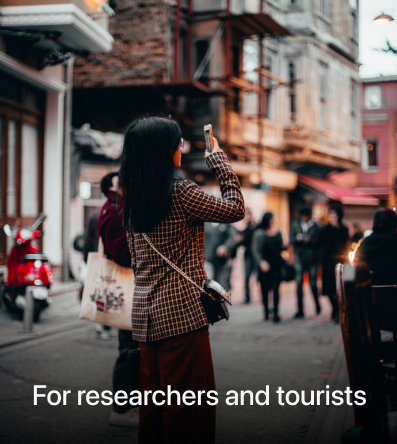 For researchers and tourists